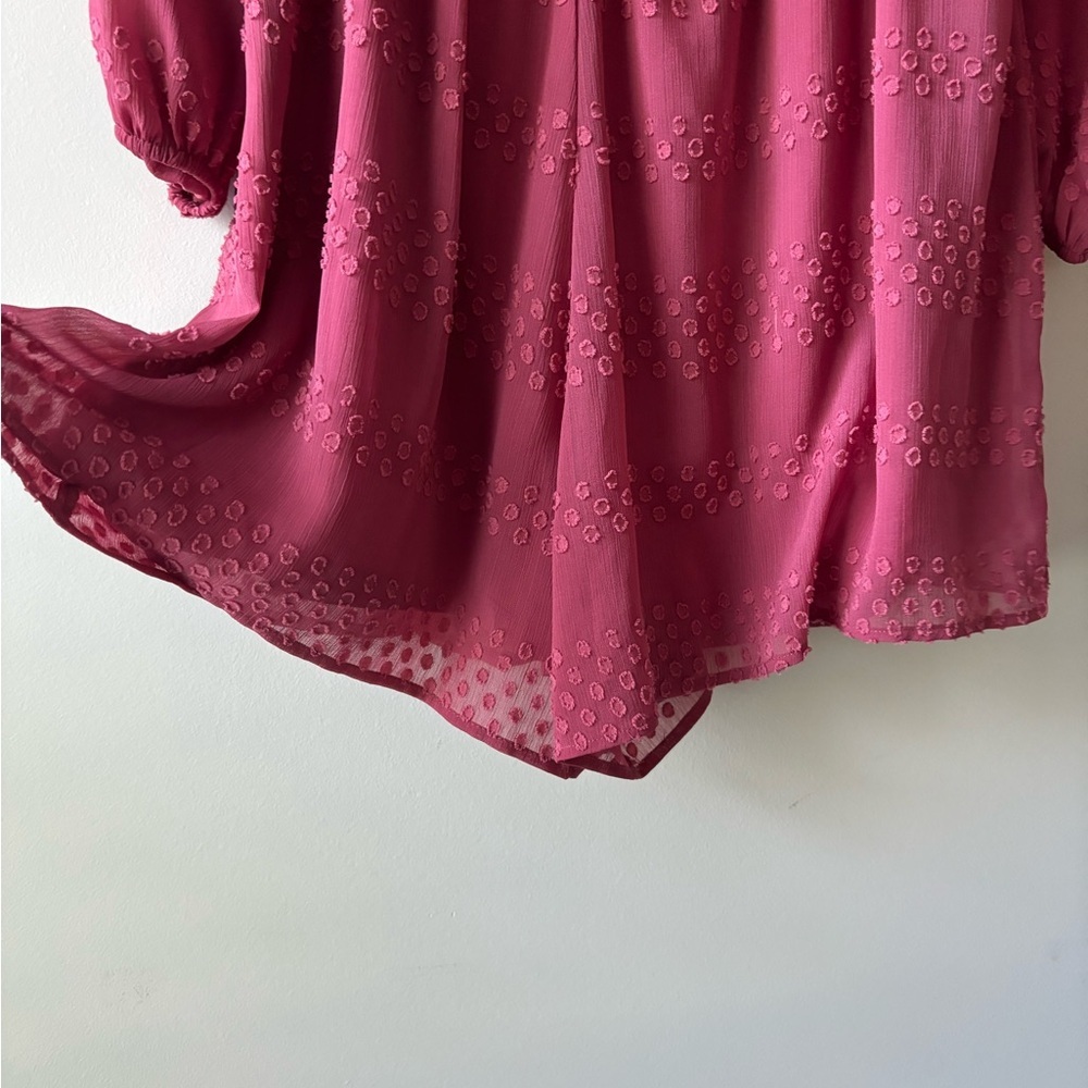 Zara Pink Ruffled Jumpsuit - Picture 2 of 6